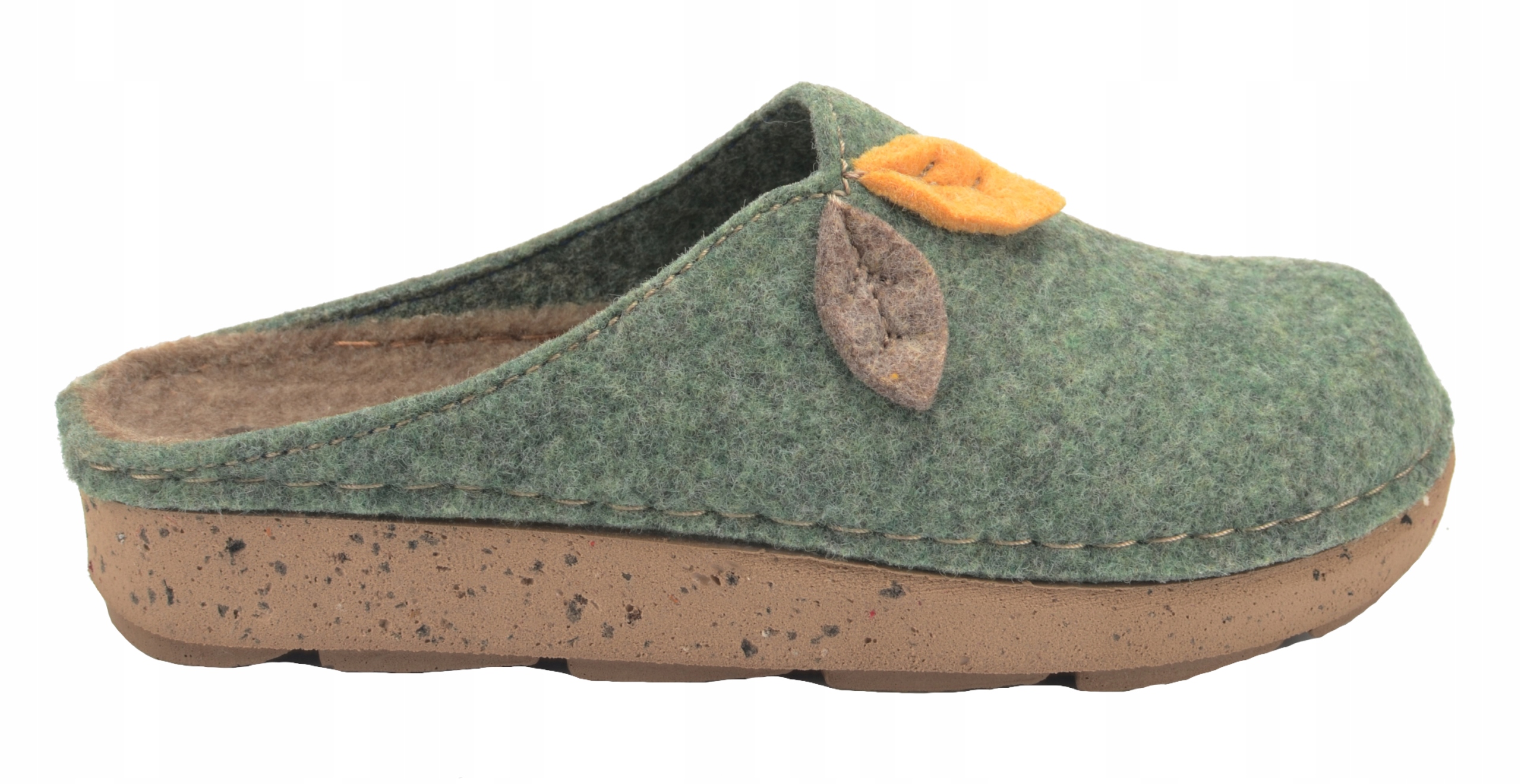 INBLU KAPCIE FILCOWE KLAPKI DAMSKIE ED13 BAMBOSZE DOMOWE LEKKIE ZIELONE 38 Marka Inblu