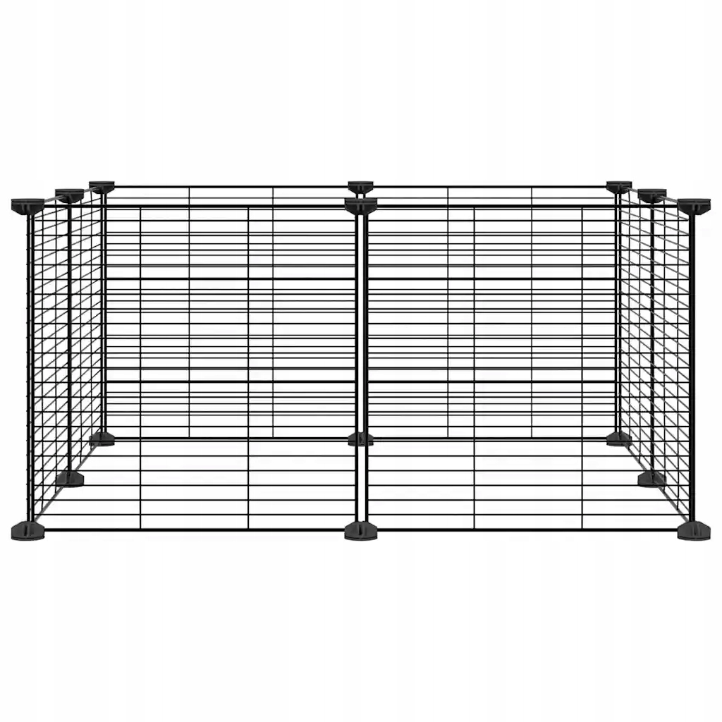 Levně Kotec z práškově lakované oceli, černá, 35 x 35 cm