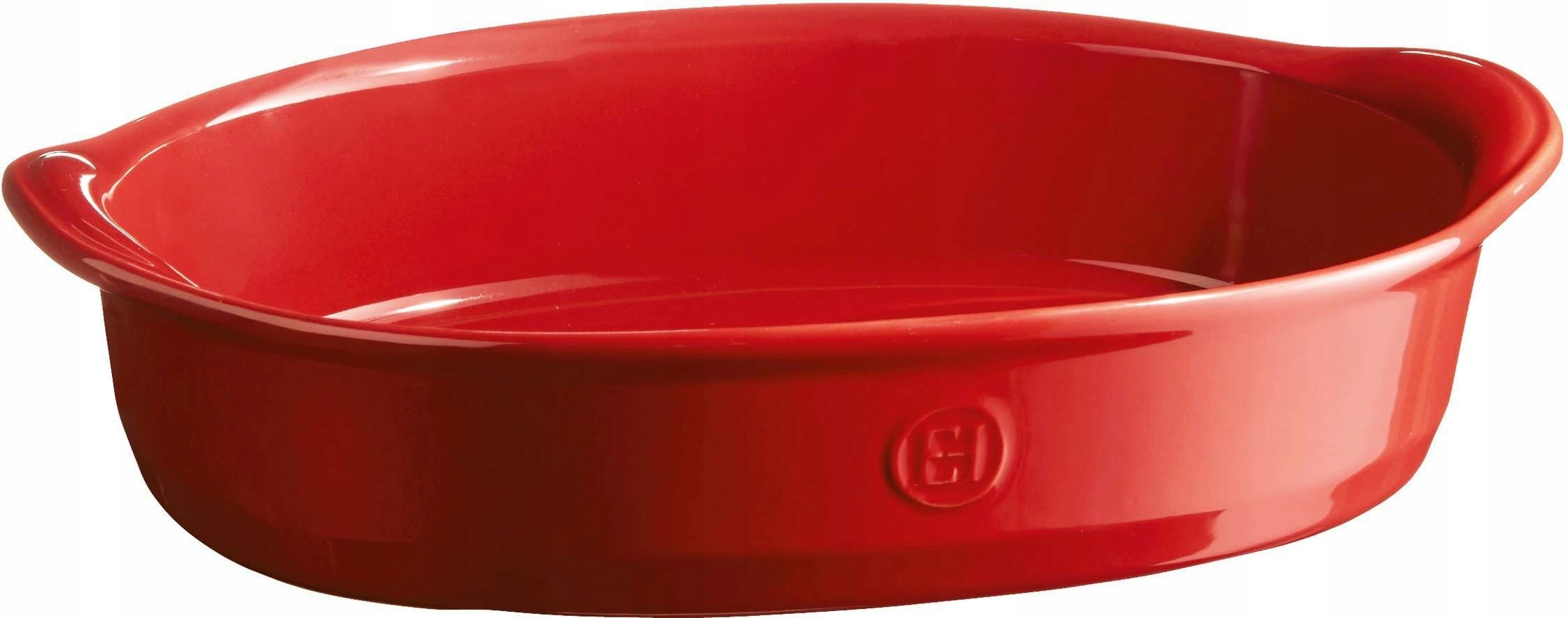 Emile Henry Natural Chic Forma Oválna Zapekacia nádoba 35 cm Červená
