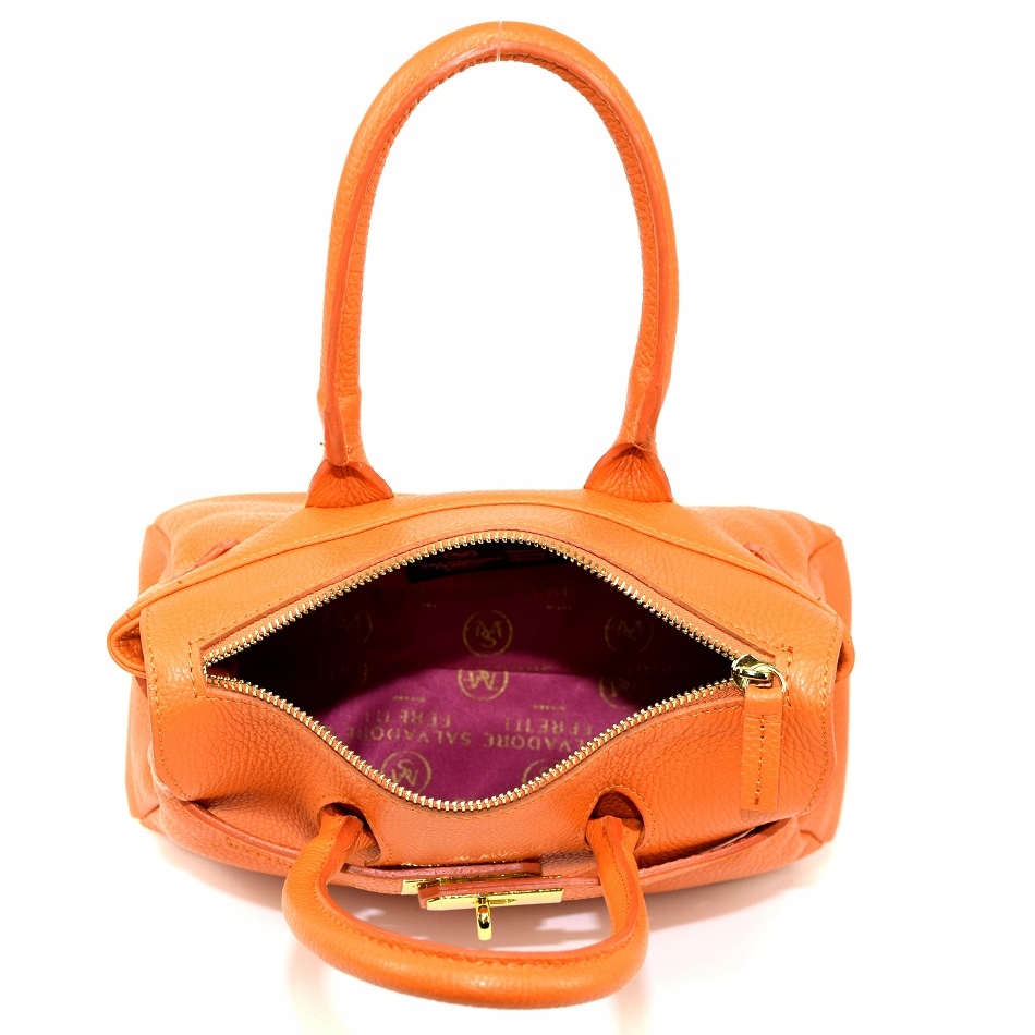 TOREBKA SALVADORE FERETTI SKÓRA FUKSJA MINI 882B Płeć kobieta