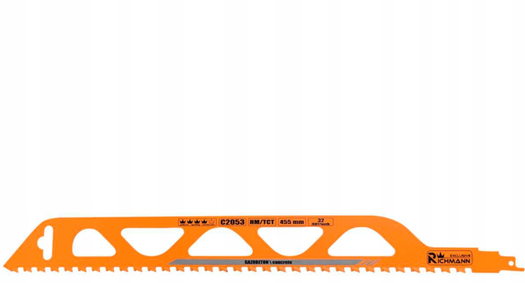 BRZESZCZOT SZABLISTY HM TCT DO GAZBETONU 455 mm RICHMANN