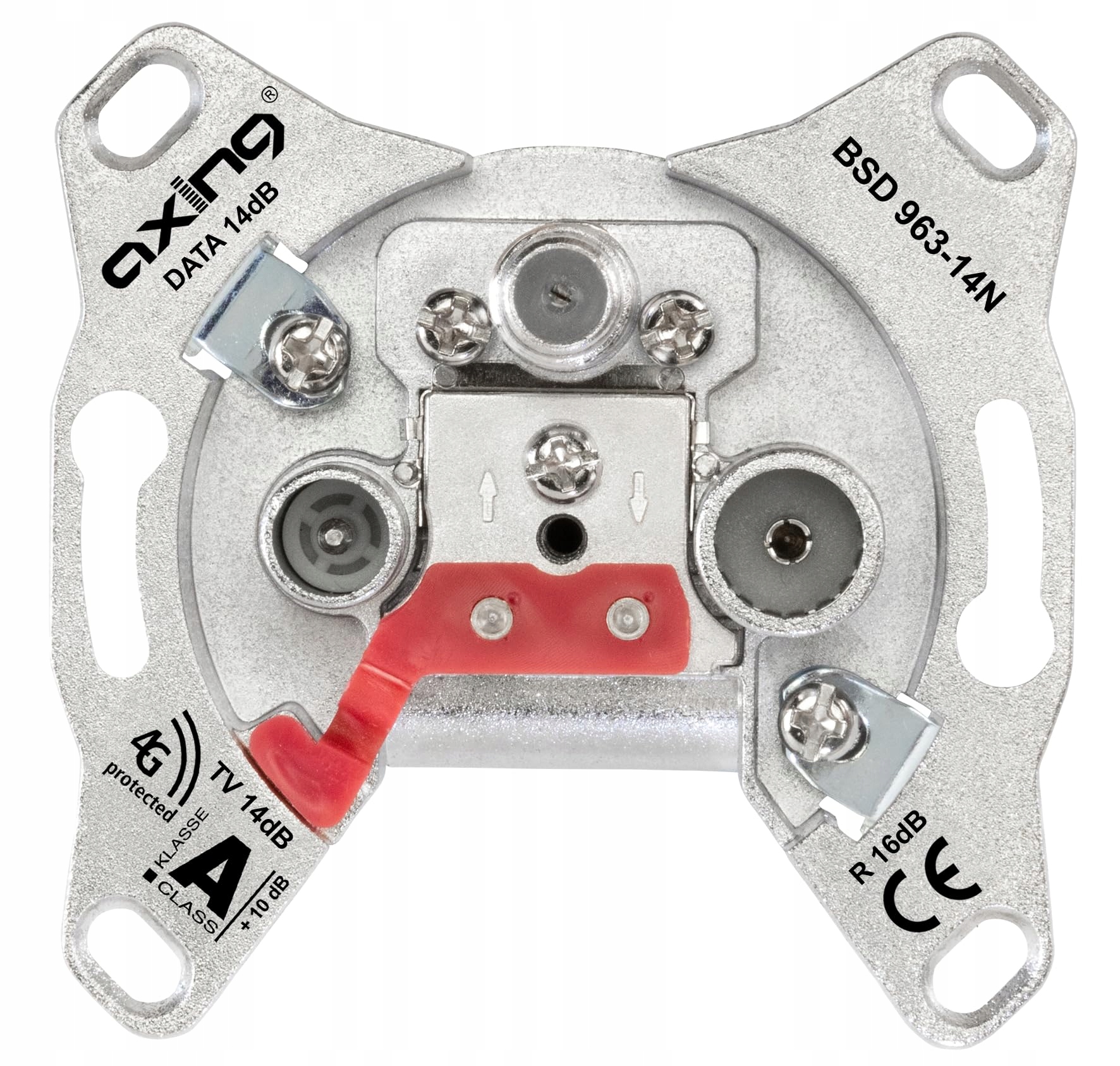 Gniazdo antenowe multimedialne Axing Bsd 963-14N 14 dB (Dane Tv R)