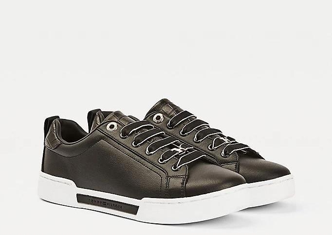 Tenisky Tommy Hilfiger s podrážkou z krokodýlí kůže, velikost 37