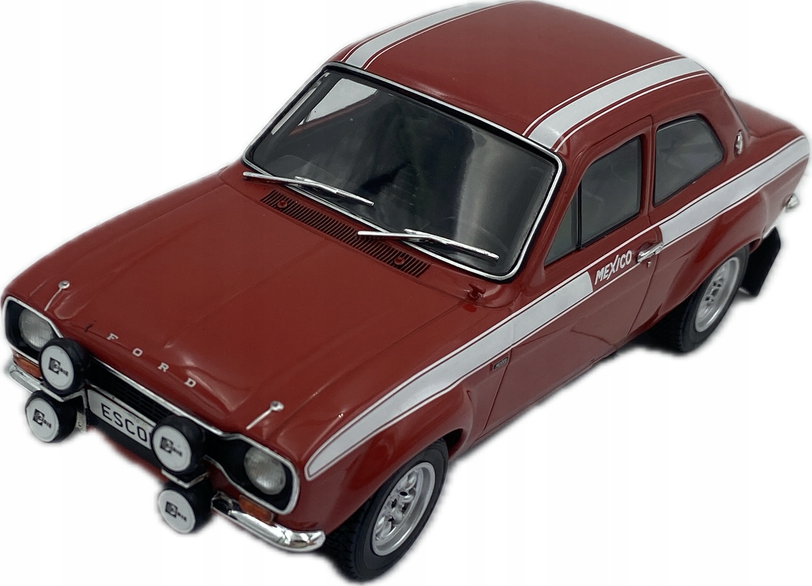 Ford Escort Rs Mk I Mexiko 1970 1:24 červená WhiteBox 124199