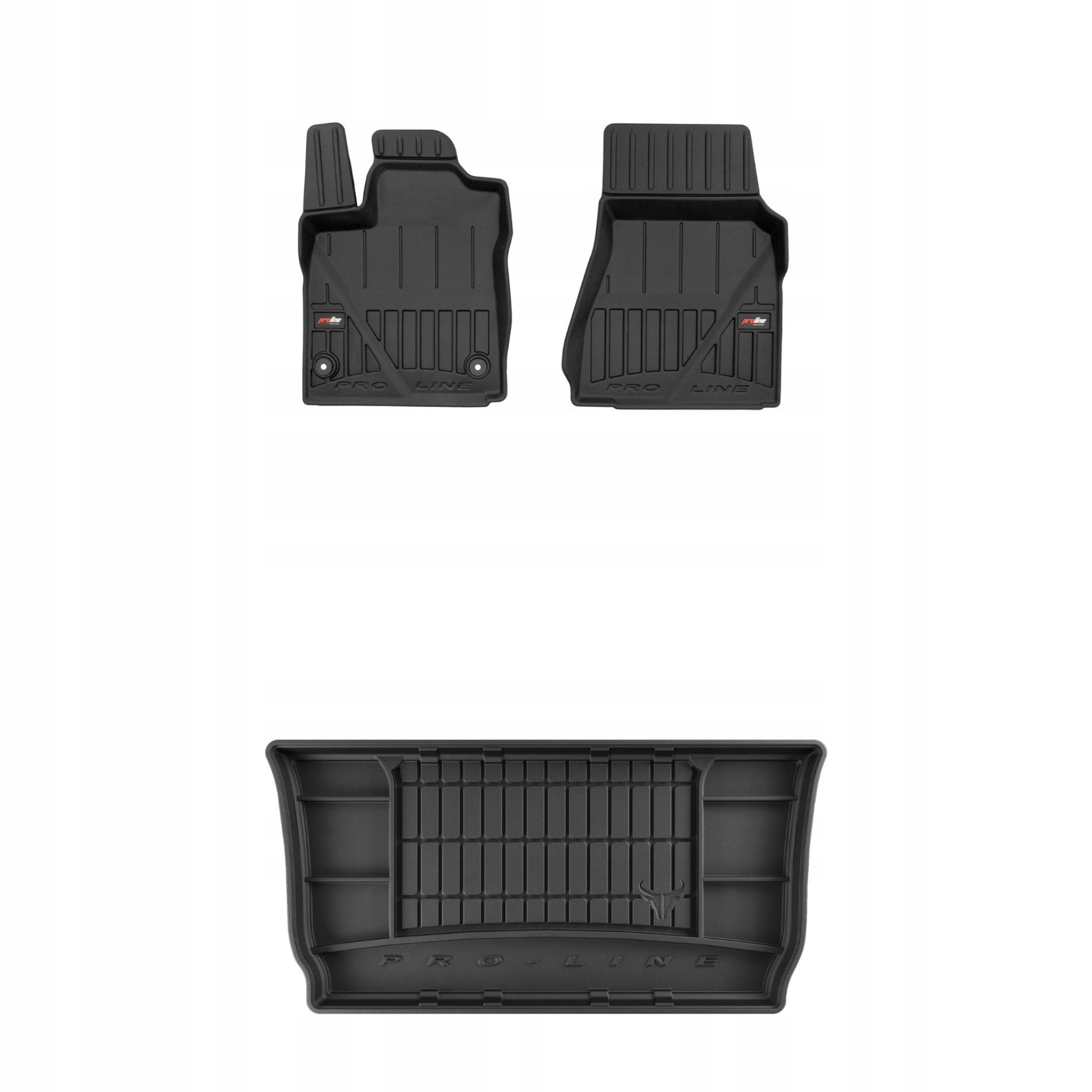 Sada gumových koberců a rohoží pro Smart Fortwo III 2014-2020