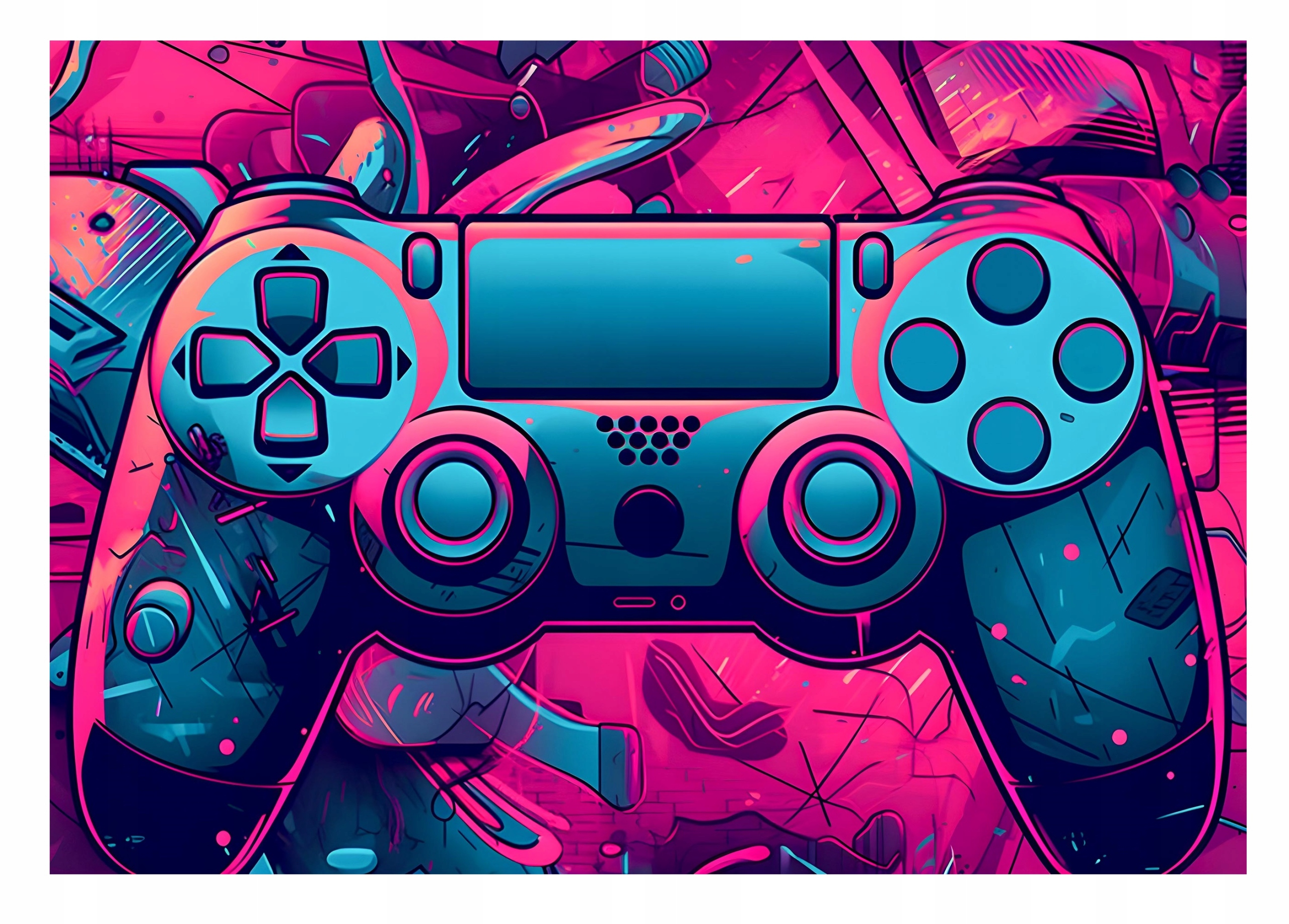 Tapeta Na Hru Konzole Pro Mládež Do Pokoje Chlapce Hráče 254x184