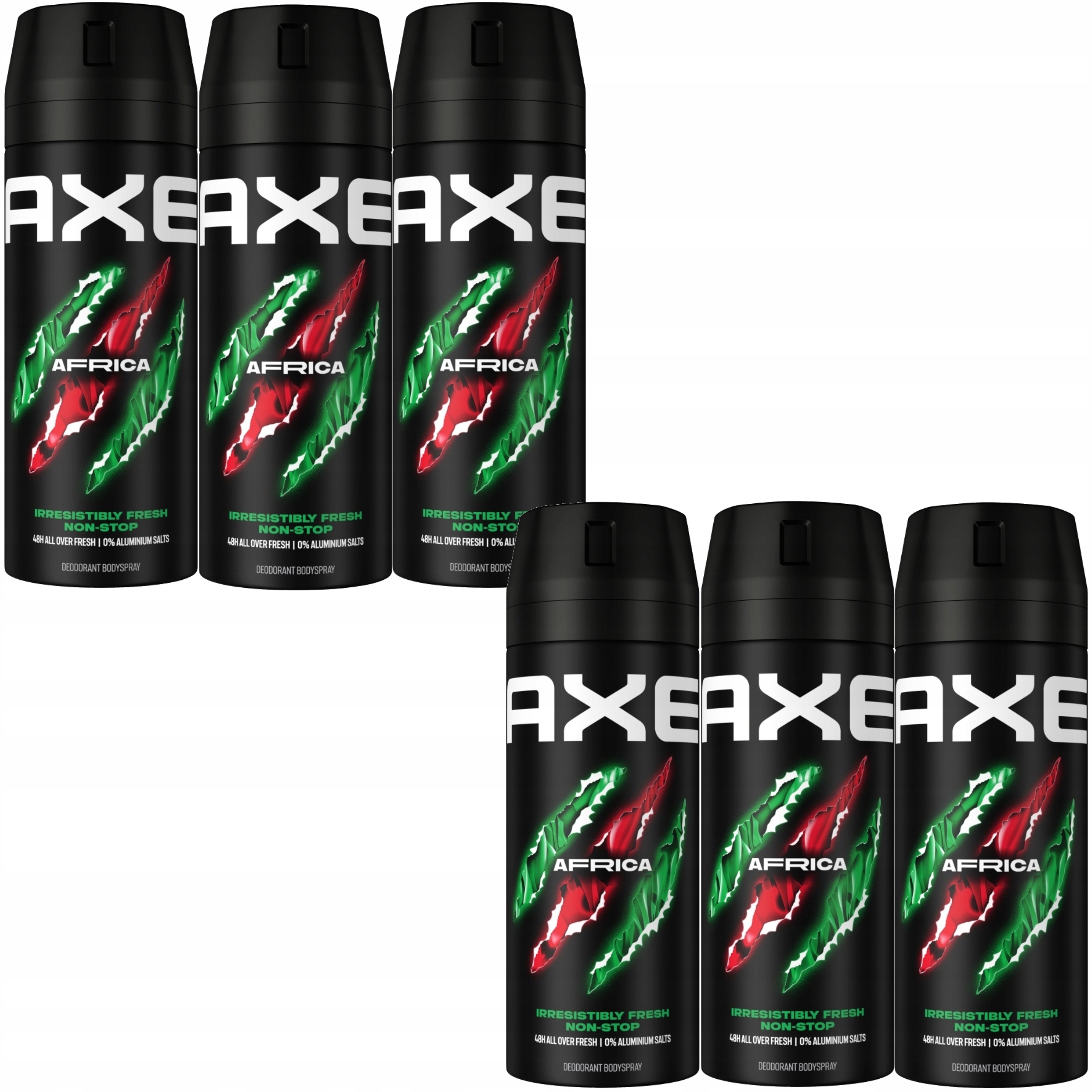 Axe Africa Deodorant ve spreji pro muže 150 Ml x6