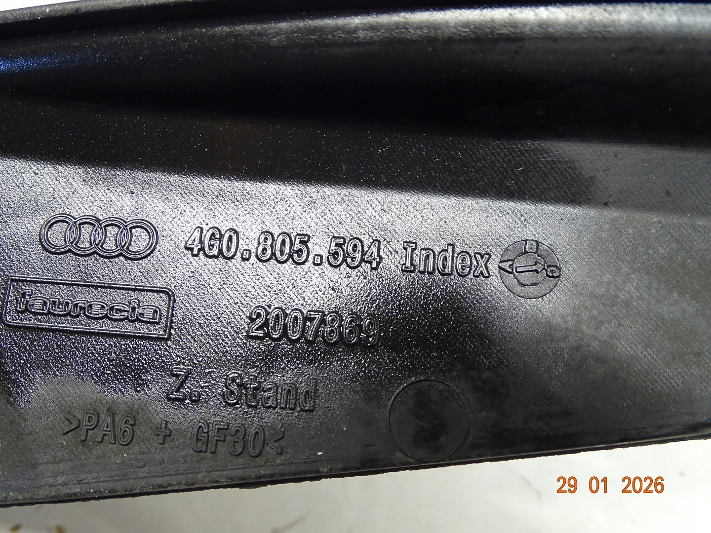 support panel for radiators unprotected AUDI A6 C7 A7 4G 4G0805594