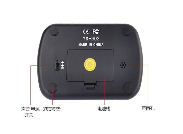 Professional Chess Clock Compact Digital Watch Producent Znak