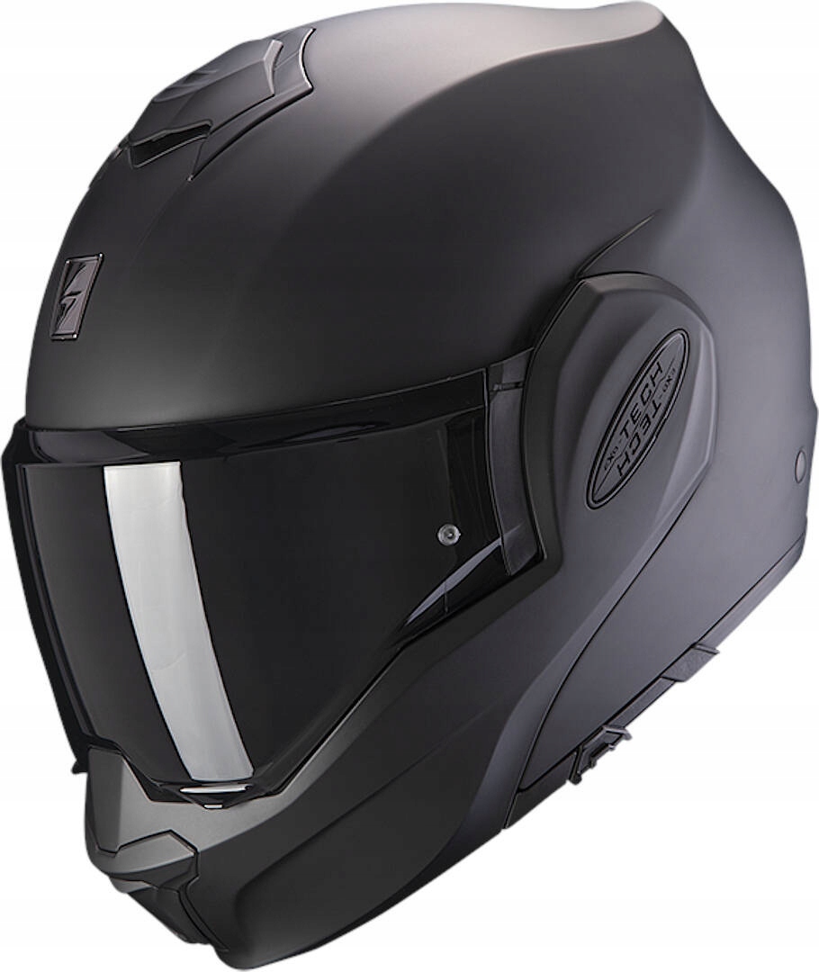 Motocyklová prilba Scorpion Exo-tech Evo Solid Matt čierna 3XL