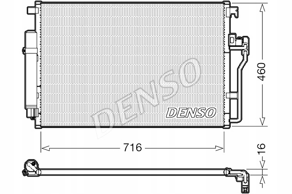 конденсатор кондиционера MERCEDES SPRINTER 3.5-T B906 s # pro+ Kit9