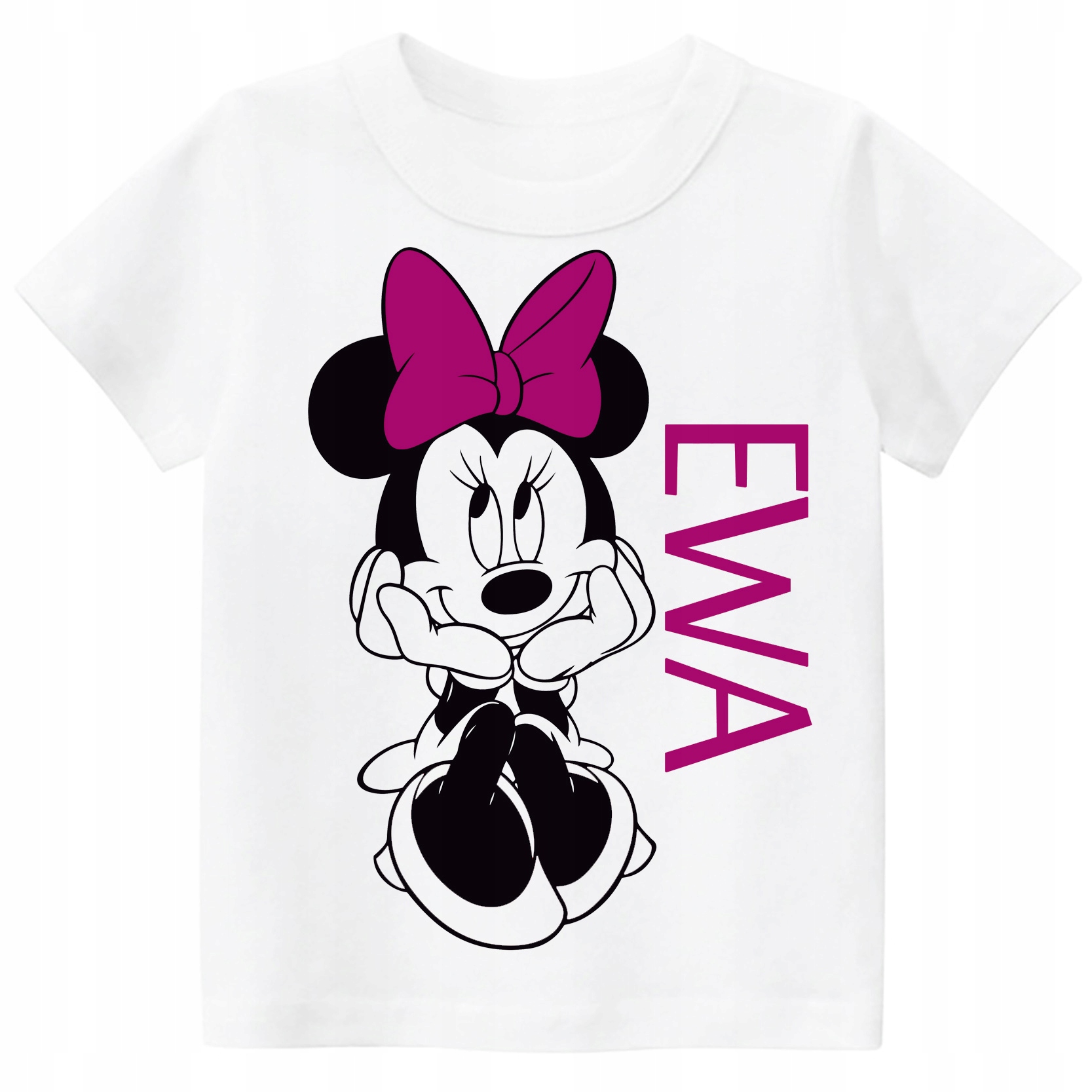 

Koszulka Myszka Minnie imię dziecka Prezent r. 104
