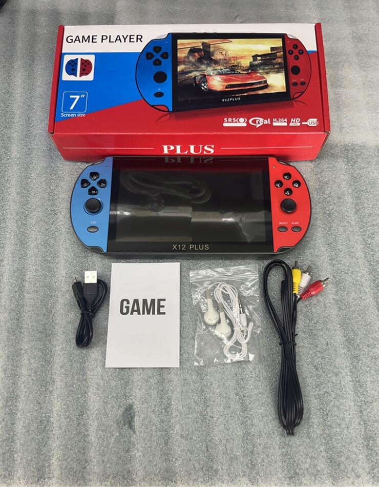 PODWÓJNY JOYSTICK RĘCZNA KONSOLA GIER X12PLUS 7" Model PODWÓJNY JOYSTICK