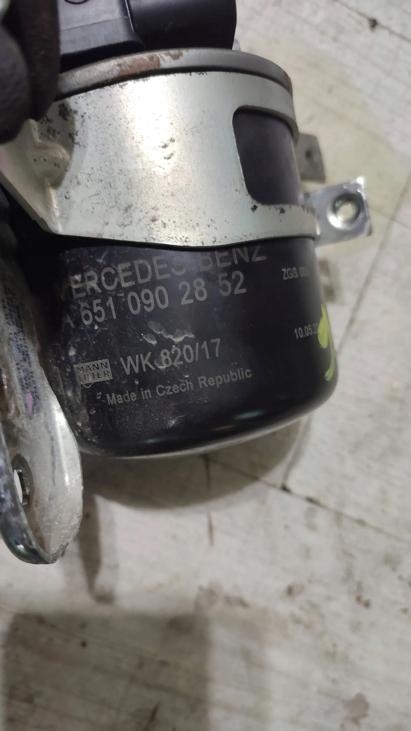 Mercedes-Benz A W176 2017 filter goriva