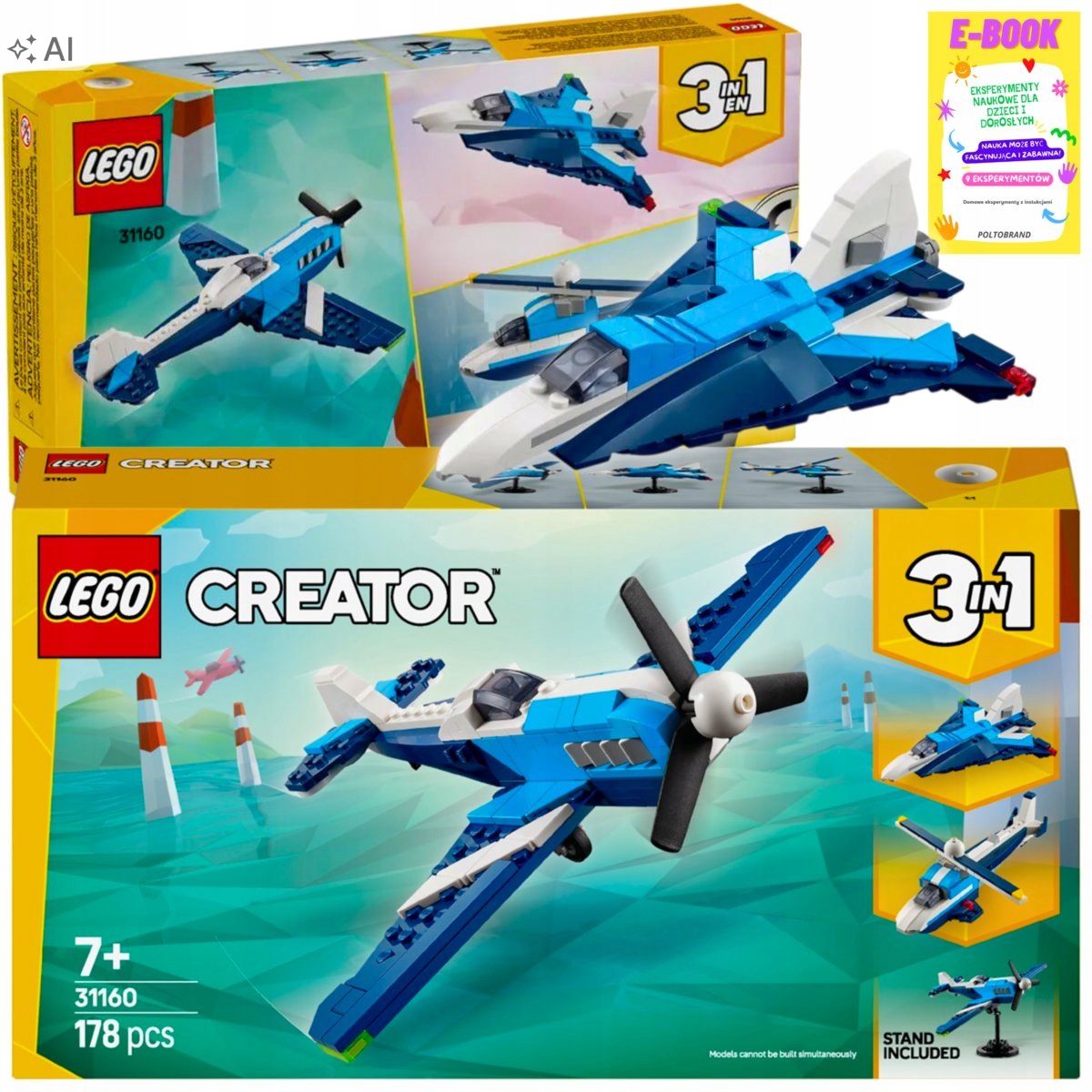Lego Samolot Creator 3W1 Statek Powietrzny Dla Chłopca Ebook