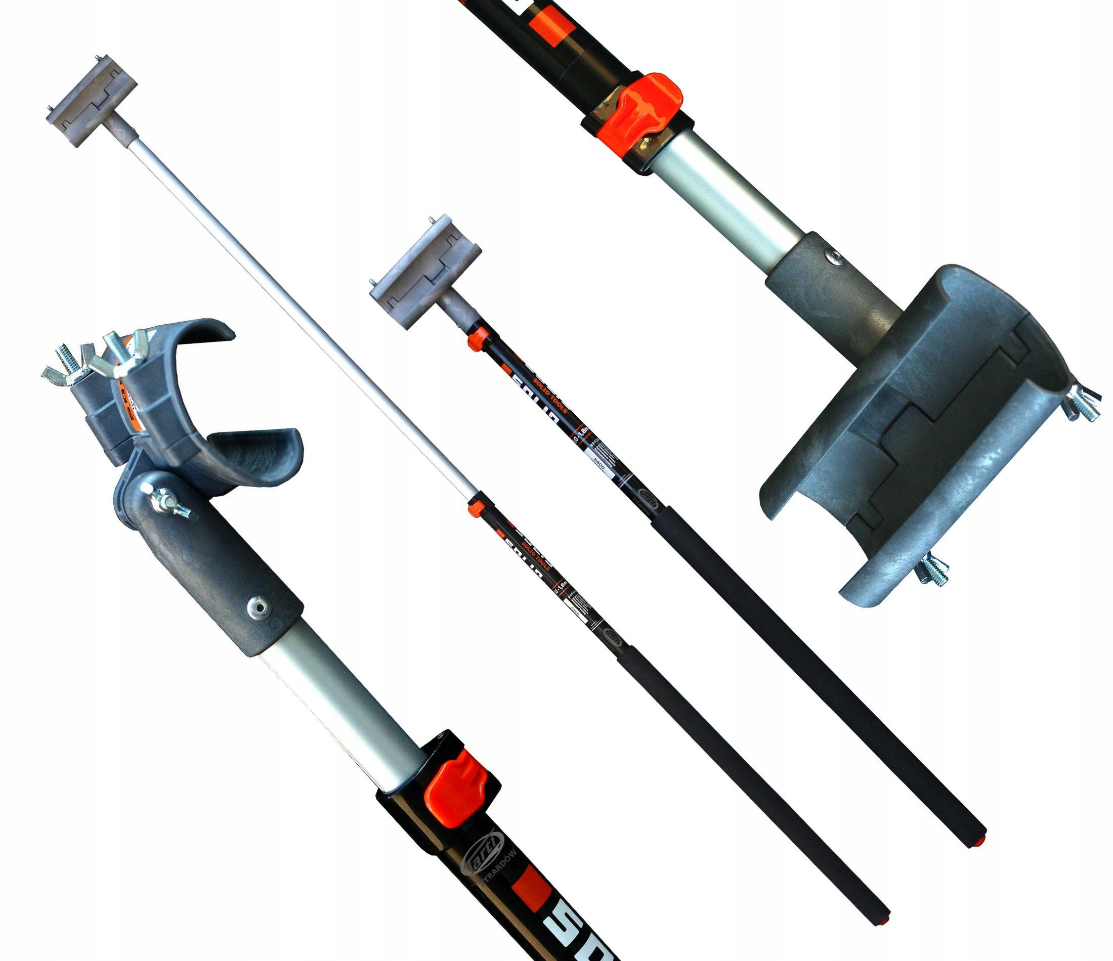 SOLID Kij Teleskopowy z adapterem do Gładzi 1,8m