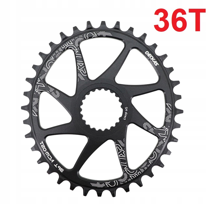 Zębatka ovalna direct mount Deckas Shimano 36T