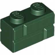 

Lego 98283 klocek cegła 1x2 c. zielony 10 szt N