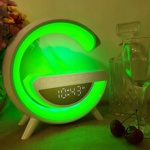 Inteligentna Lampka LED z Ładowarką QI Głośnikiem Bluetooth Radio i Zegarem Rodzaj gwintu zintegrowane źródło LED
