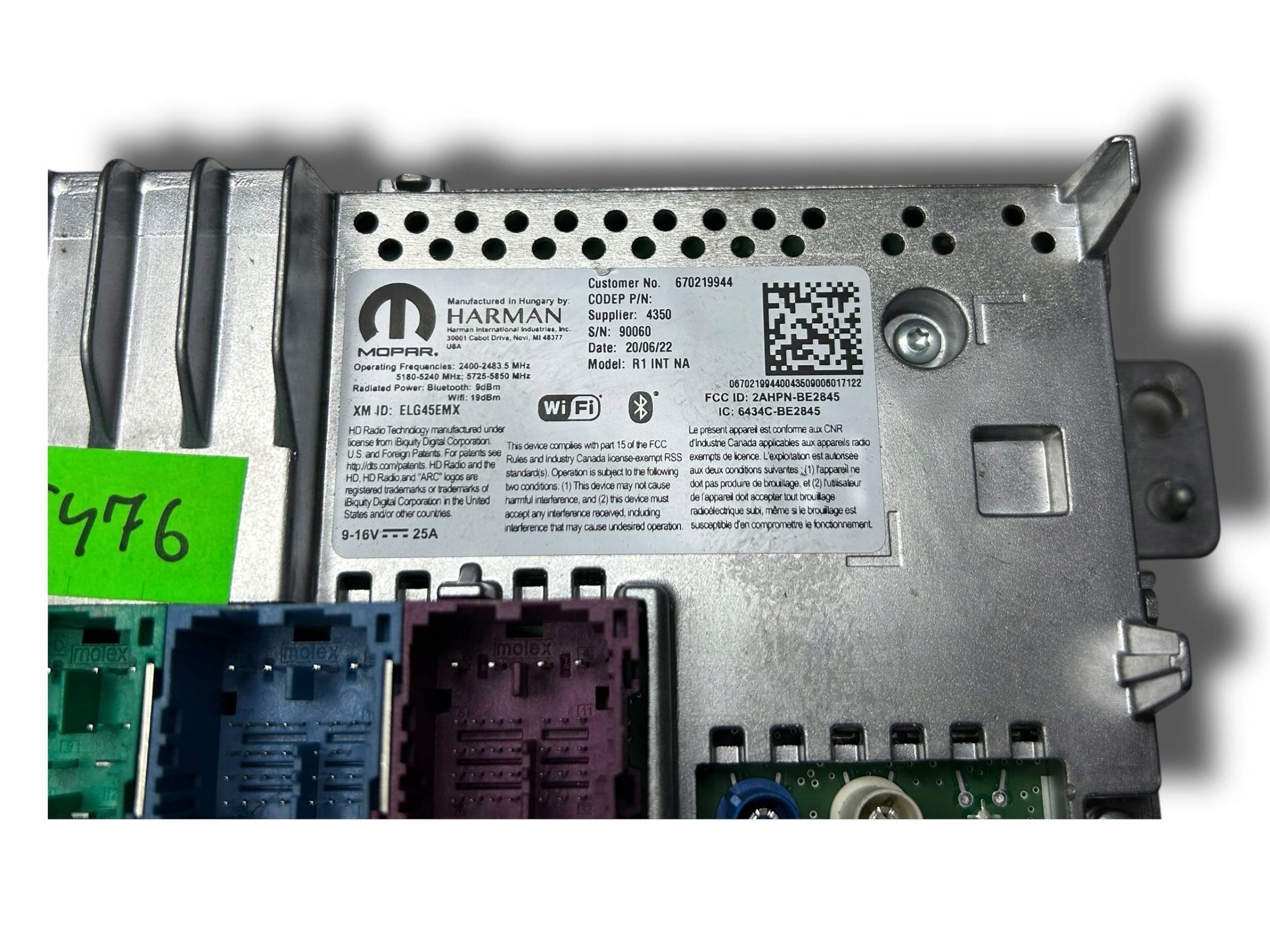 MASERATI MC20 RADIO NAVI 670219944 @M