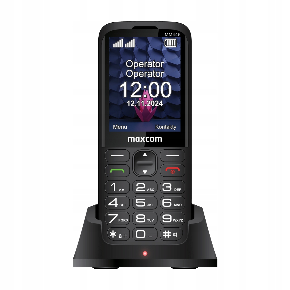 Telefon komórkowy dla seniora Maxcom Comfort MM445 4G Duże klawisze