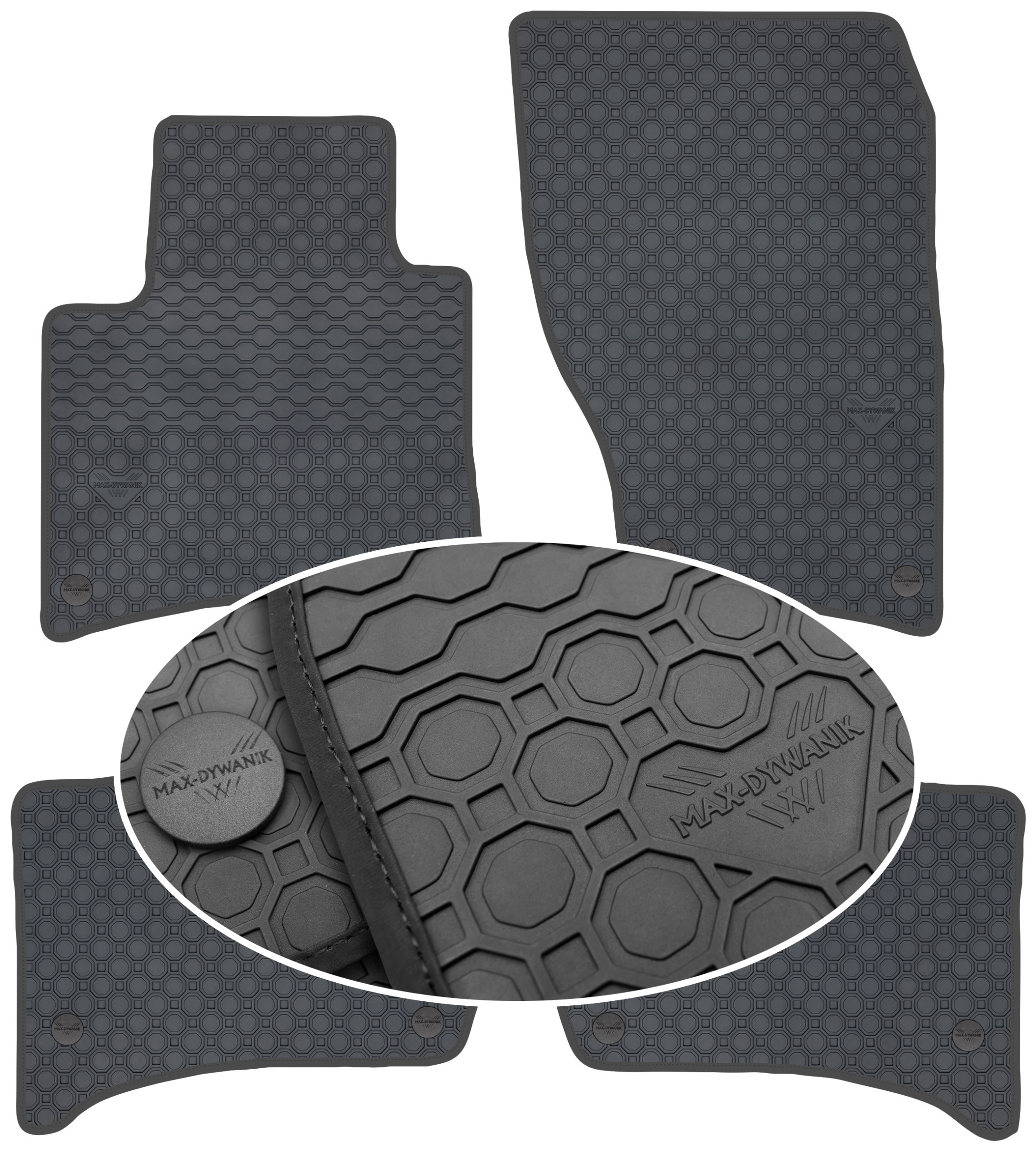 Vw Touareg II 2010-2017 Koberce Čierne