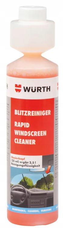 

Wurth Letni Płyn Do Spryskiwaczy Koncentrat 250ML