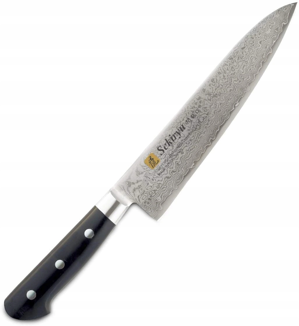 Japonský nôž Chef/Gyuto 180 mm Sekiryu VG10 Damascus