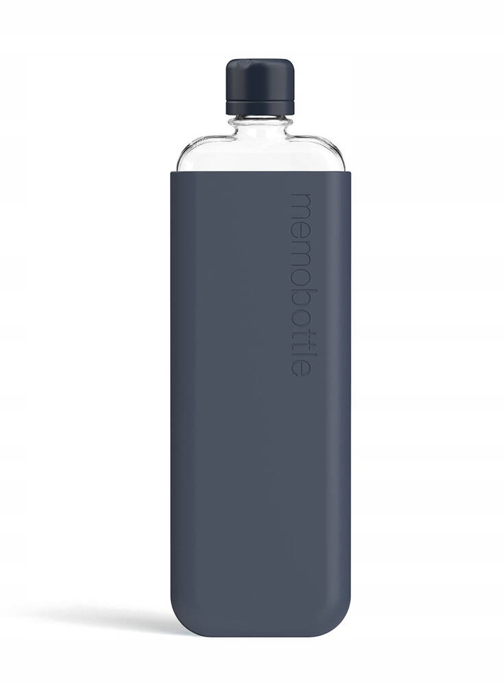 Eko láhev na vodu pro práci Memobottle Original Slim midnight blue