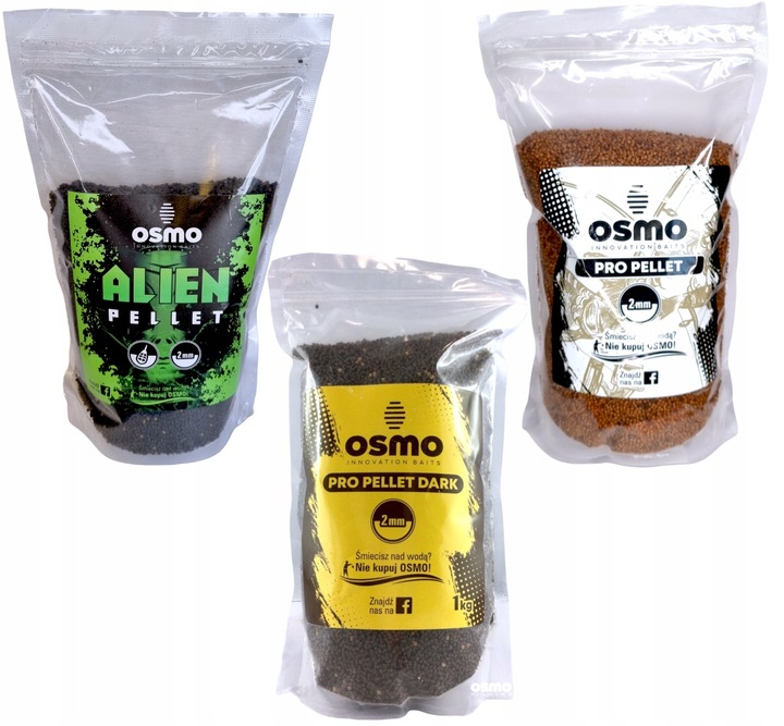 Zestaw Method Feeder OSMO Pro Pellet JASNY CIEMNY I ALIEN