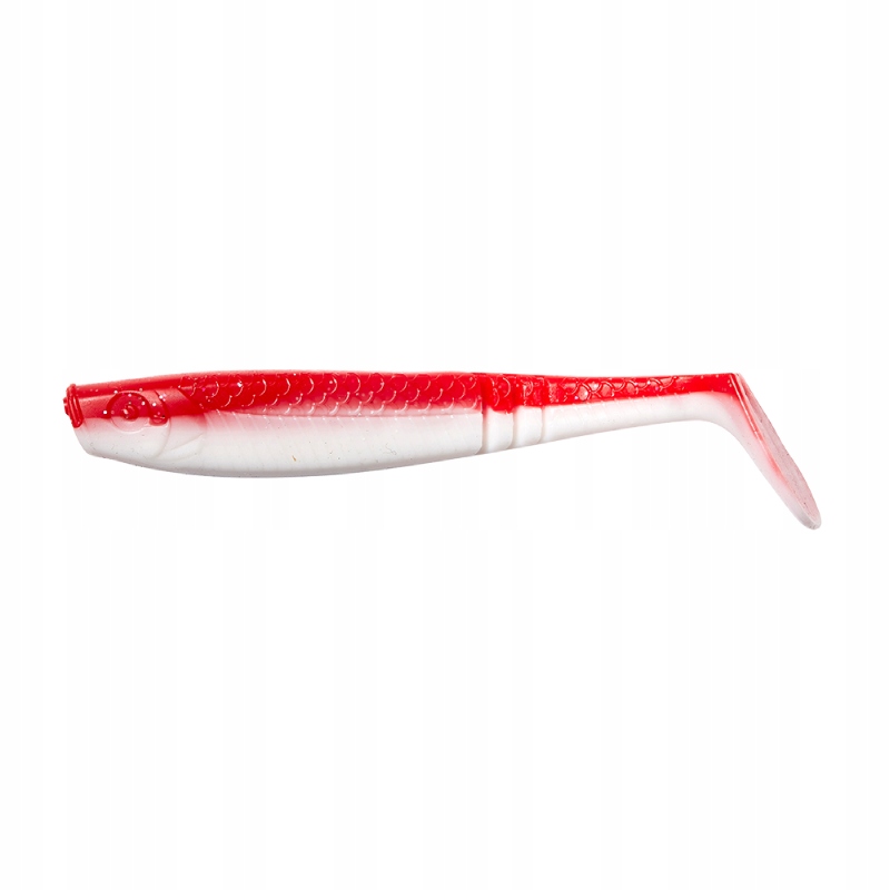 Dam Shad Paddle Tail 10cm Red White