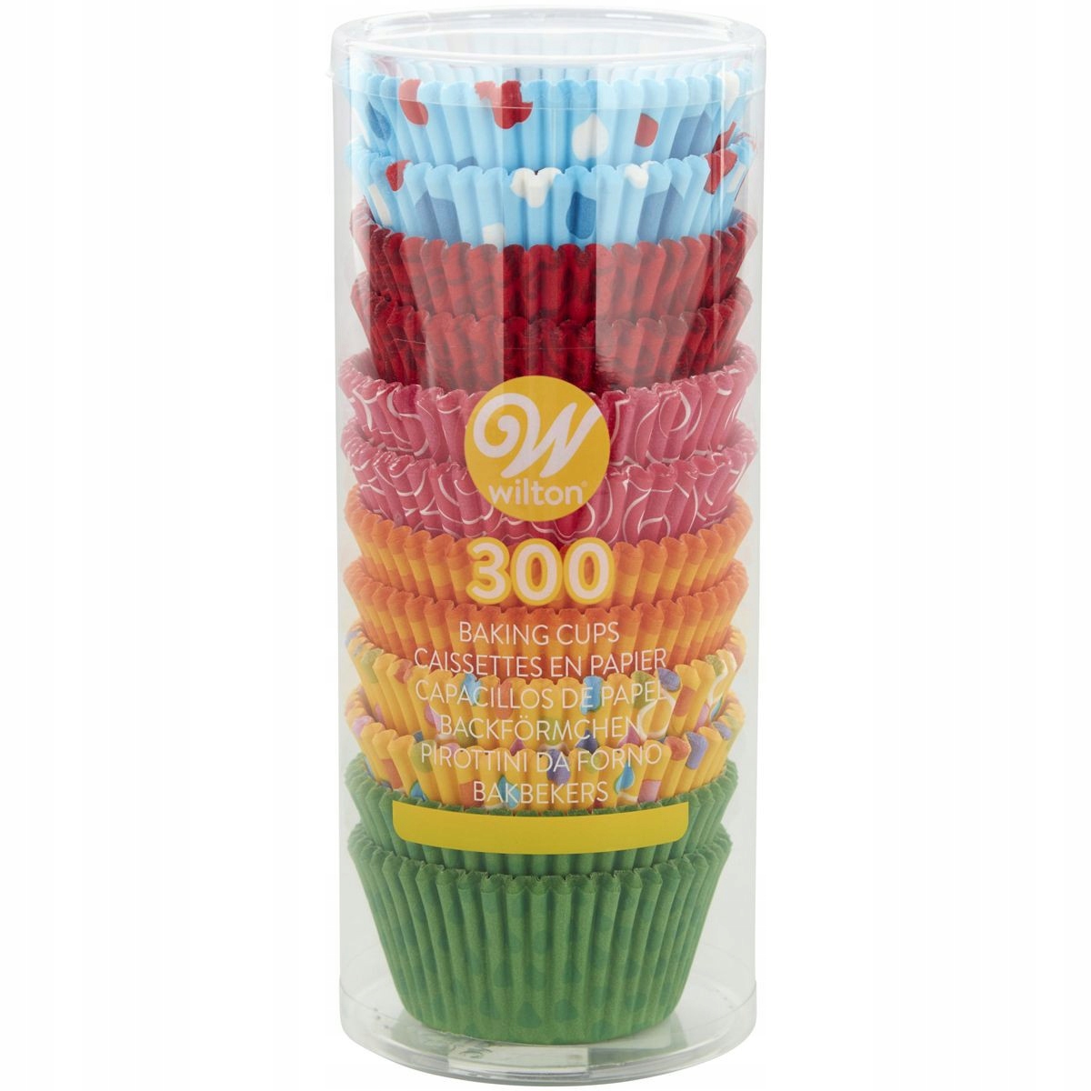 

Papilotki do muffinek Wilton kolorowy mix, 300 szt