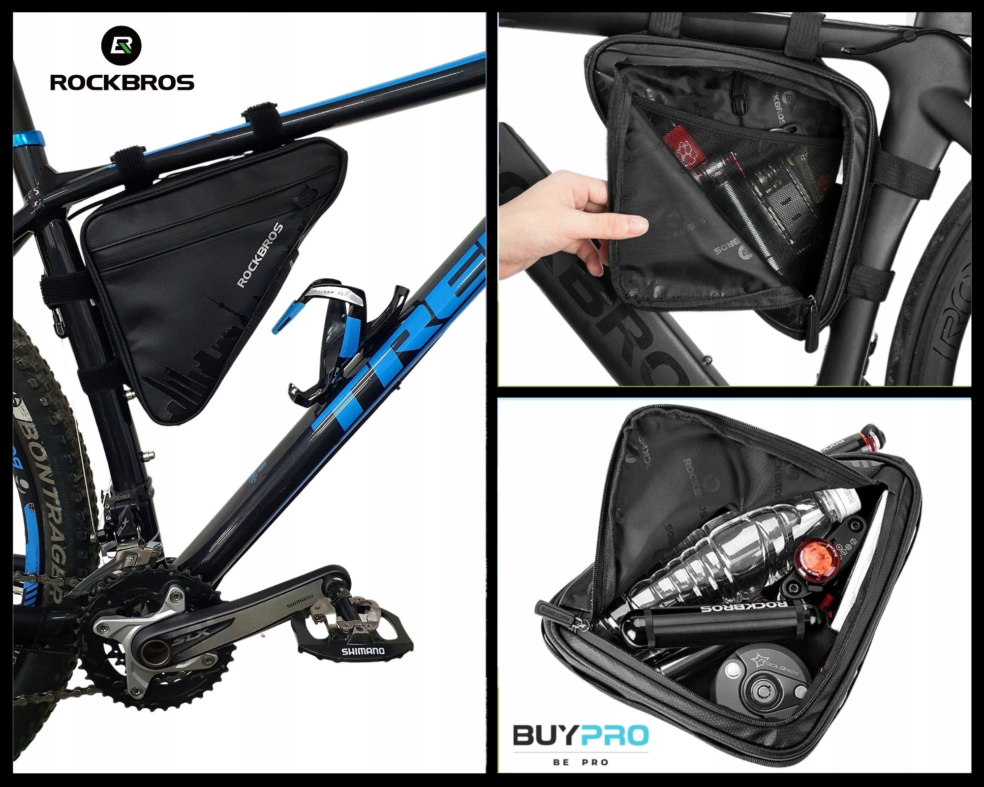 SAKWA na rower Torba rowerowa trójkąt ROCKBROS1.5L Marka RockBros