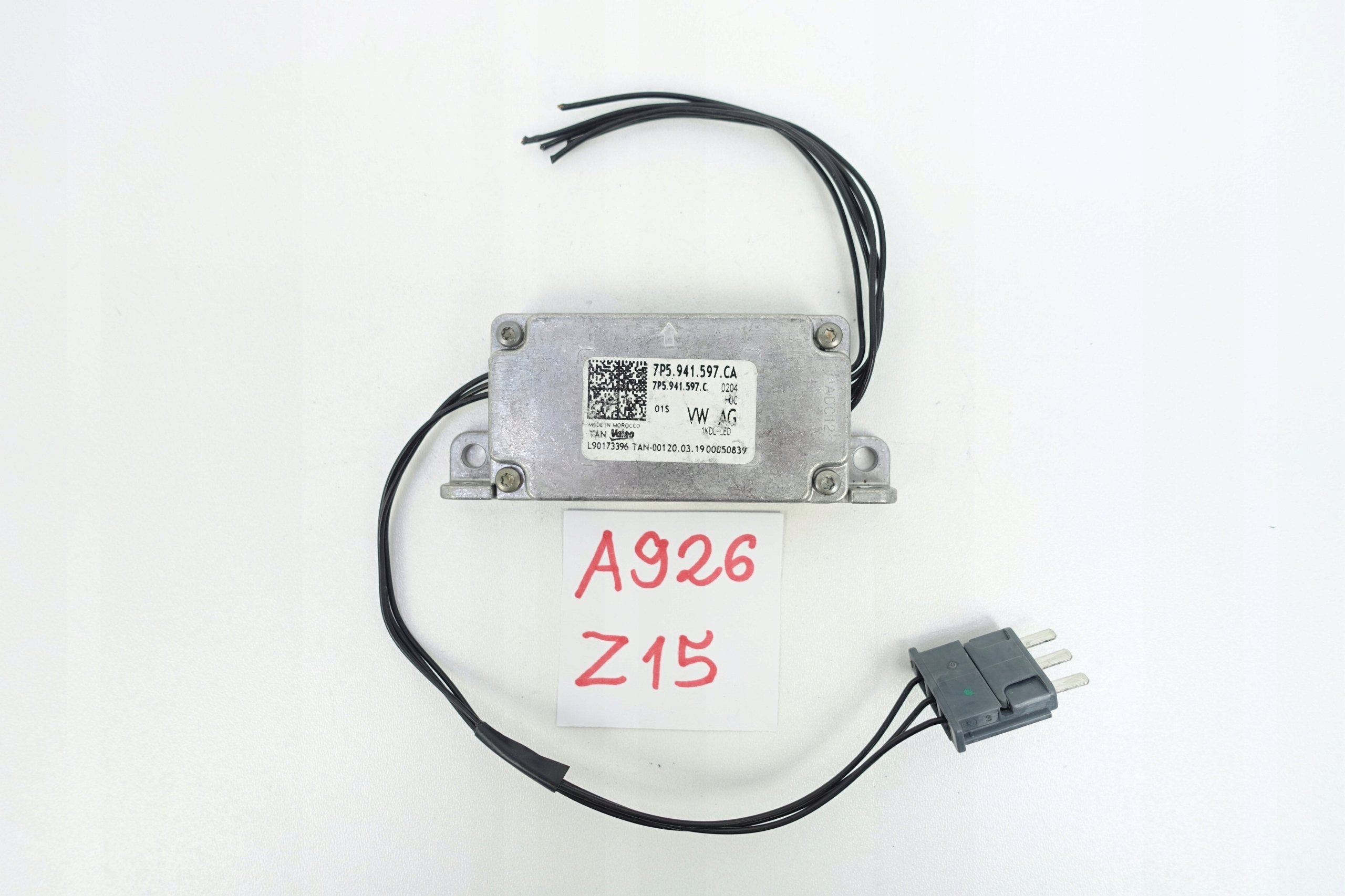 control unit module VW PORSCHE SKODA 7P5941597CA