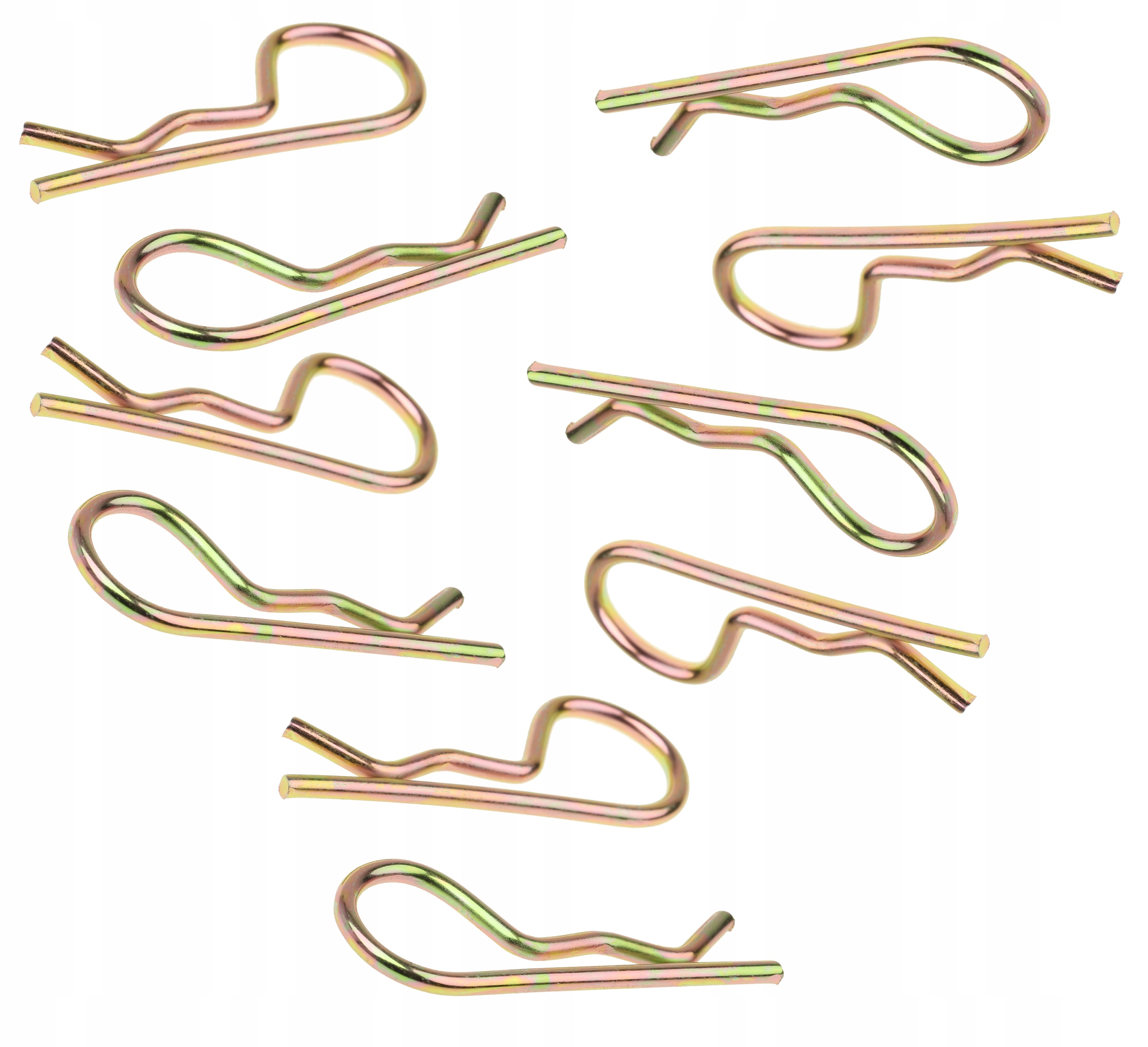 ZAWLECZKA ROLNICZA 3 mm 10szt PRZETYCZKA ZAPINKA ZABEZPIECZAJĄCA POJEDYNCZA