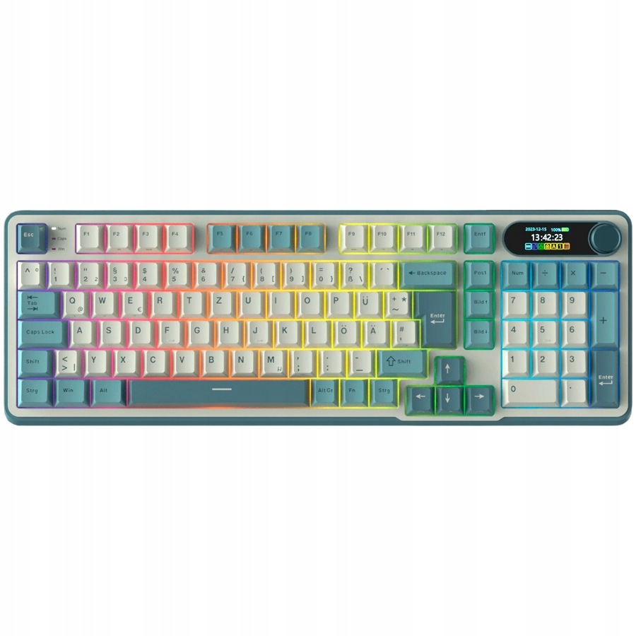 Royal Kludge Mechanická Klávesnica Pre Hranie S98 Brown Switch Pre Pc