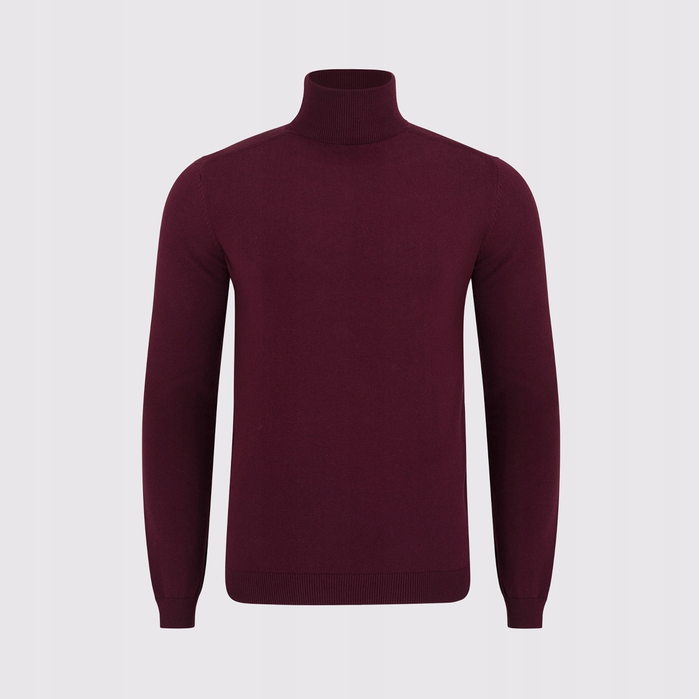 

Bordowy golf męski sweter bawełna Pako Lorente M
