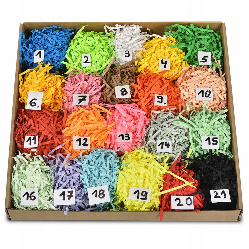 WYPEŁNIACZ NATURALNY papierowy EKO wiórki CZARNY Marka 100