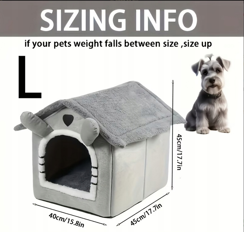 Levně Velké Pelíšek pro psa a kočku, domeček, budka, plyšová polštář pro kočky a psy