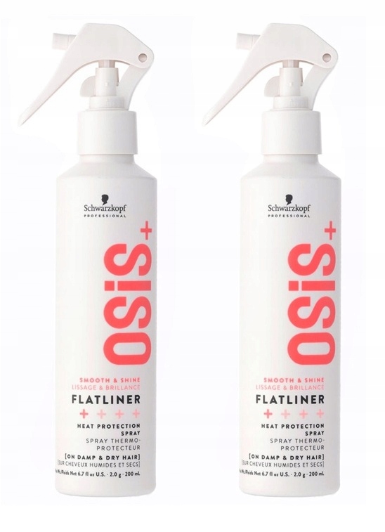 Zestaw Schwarzkopf Spray Termoochronny Osis+flatliner 200ML 2SZT.