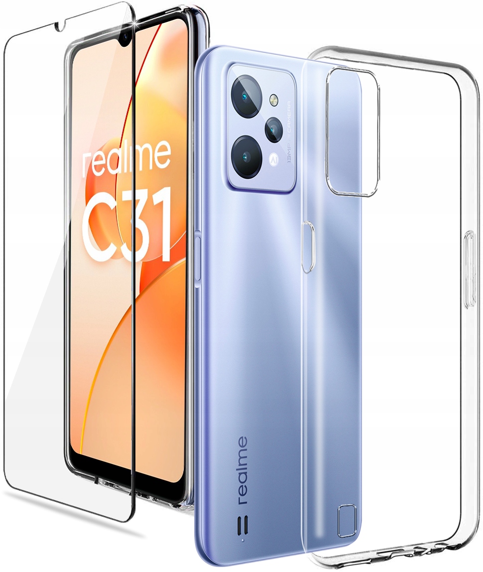 

Etui do Realme C31 Clear Case Szkło 9H
