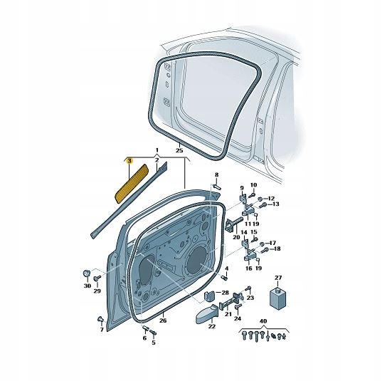 Audi Oe 8V4837805 Samolepící tlumení od Aso
