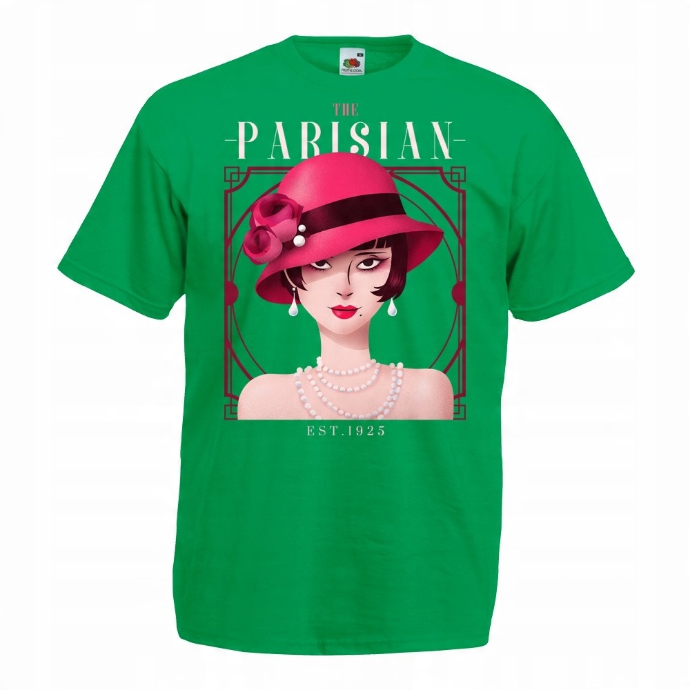 

Koszulka parisian paryżanka Paryż XL zielona