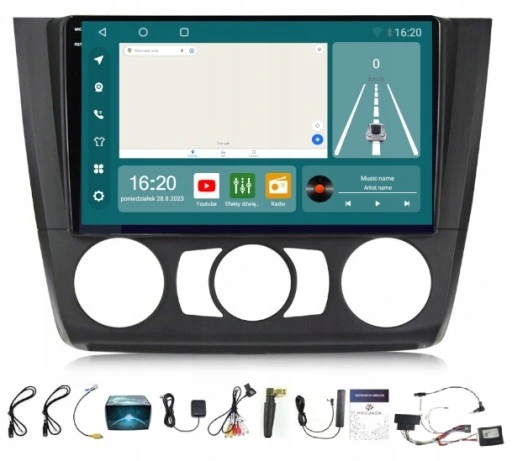 Rádio Navigace Bmw 1 E81/E82/E87/E88 Carplay Android Auto 8/256GB Sim