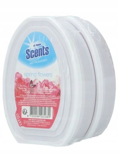 Levně 9 x At Home clean, Spring Flowers, Osvěžovač vzduchu v gelu, 150 g