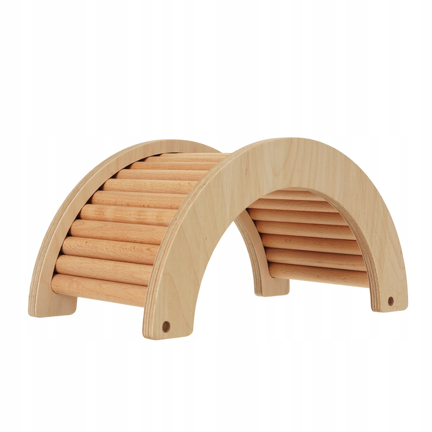 Levně Dřevěný most pro hlodavce – prolézačka a hračka