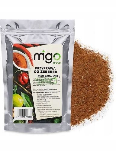 9 x MIGOgroup, Koření na žebírka, gril – 250 g – MIGogroup