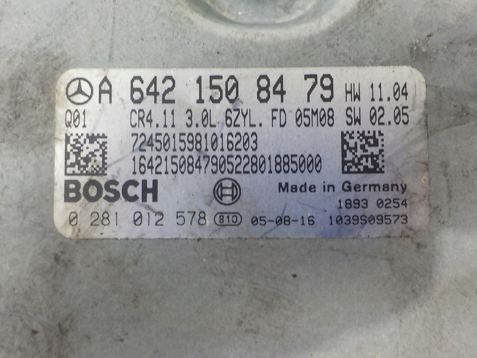MERCEDES Computer Bedienteil A6421508479 0281012578