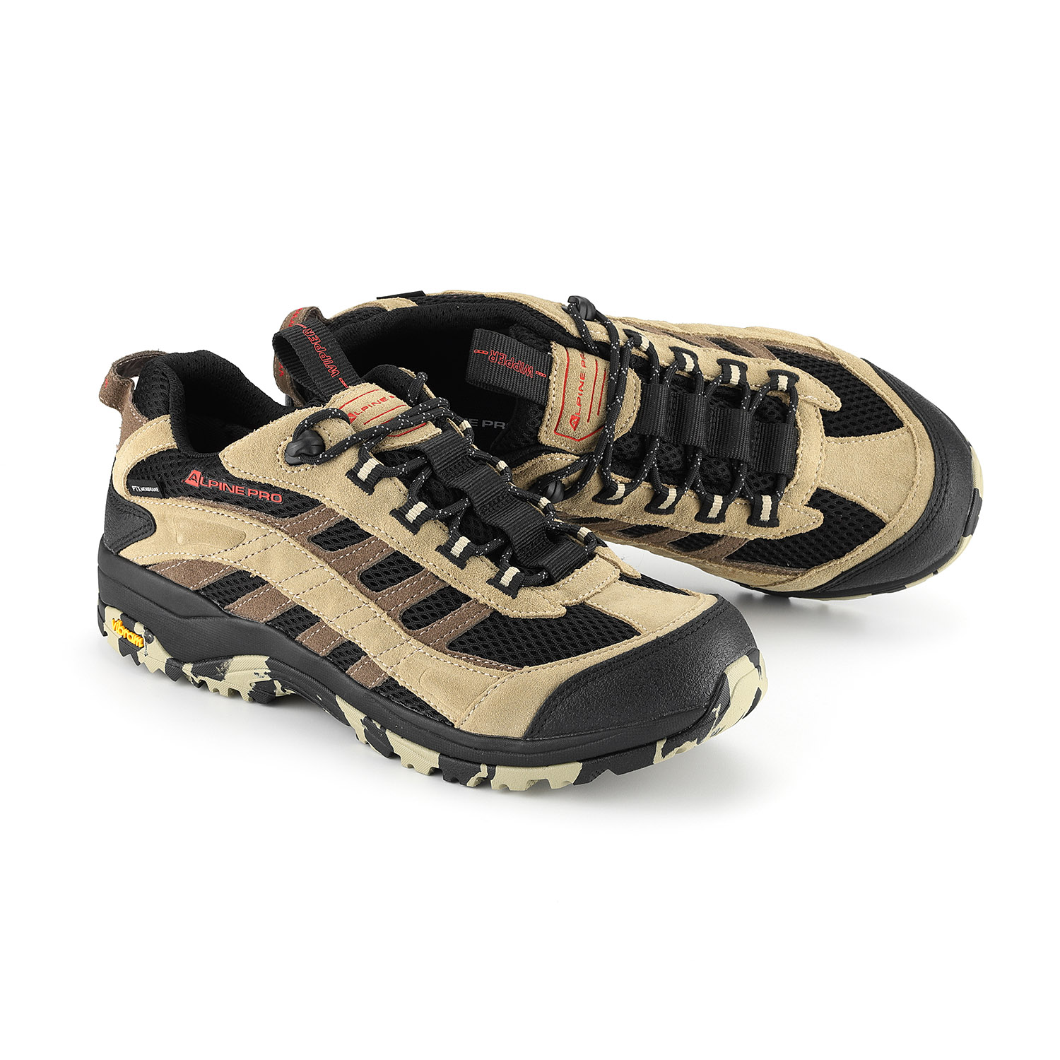 Alpine Pro Buty turystyczne niskie Vibram Okane k.beżowy r.45
