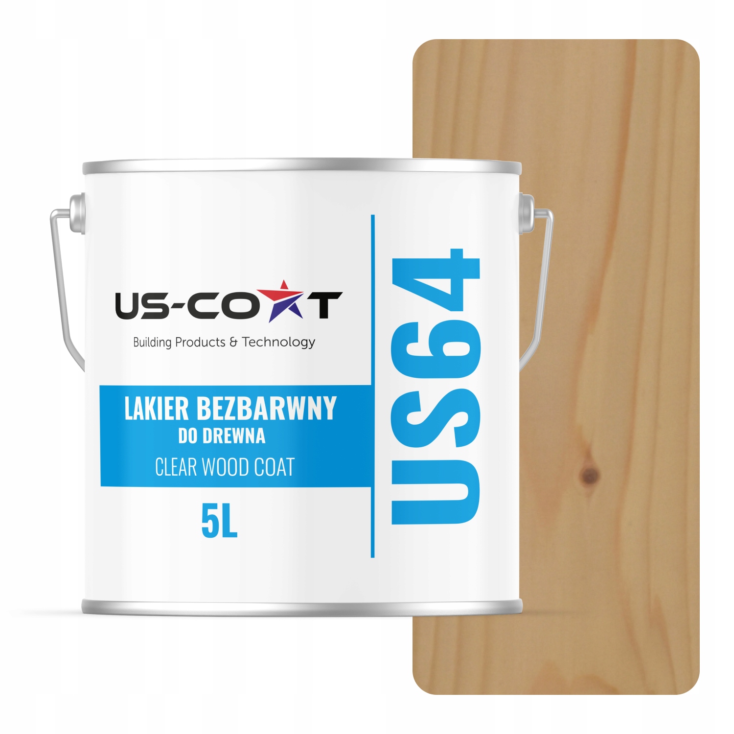 Lak Na Dřevo Dýhy Obložení Překližky Bezbarvý Ochranný Polomat 5 L